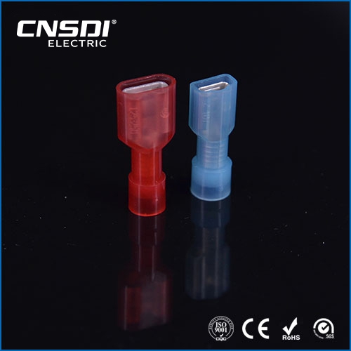 Fully insulated Male and female connectors FDFN /MDFN