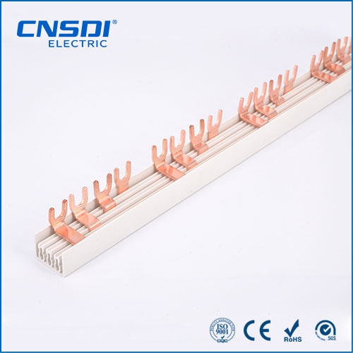 Insulated FORK type busbar 4P