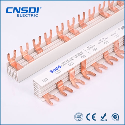 Insulated FORK type busbar 4P