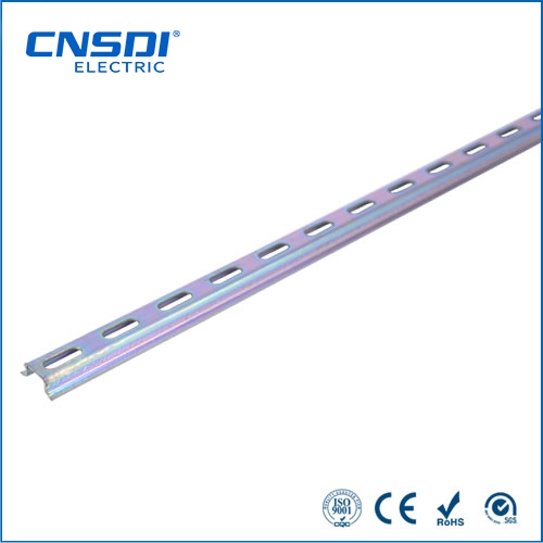 Steel DIN Mounting Rail Slotted Design 7500