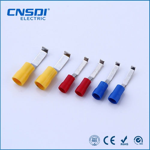 Hooked Insulated Crimp Blade Terminal LBV