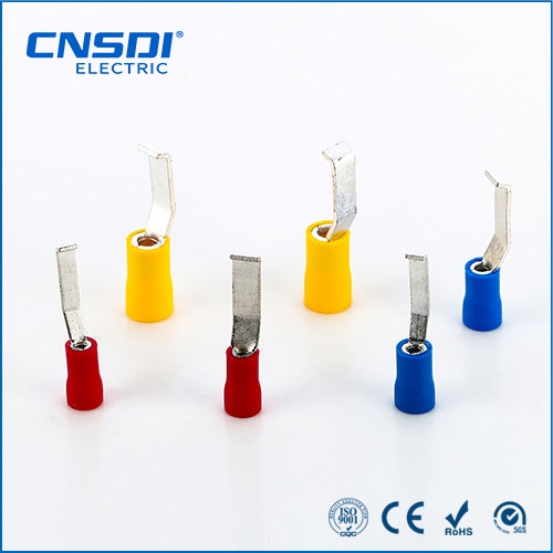 Hooked Insulated Crimp Blade Terminal LBV