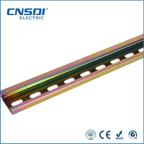 Steel din rail with zinc plating 3600