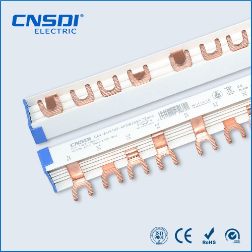 Insulated FORK type busbar 4P