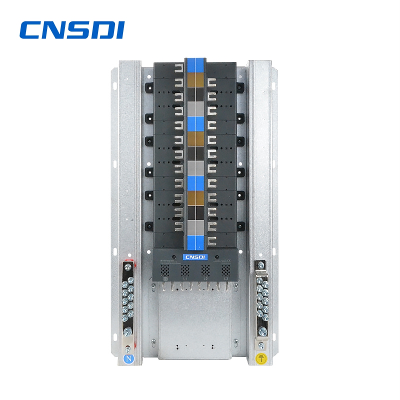 CDi640-4PH/630A 24Ways MCCB Busbar Pan Assembly + earth + neutral